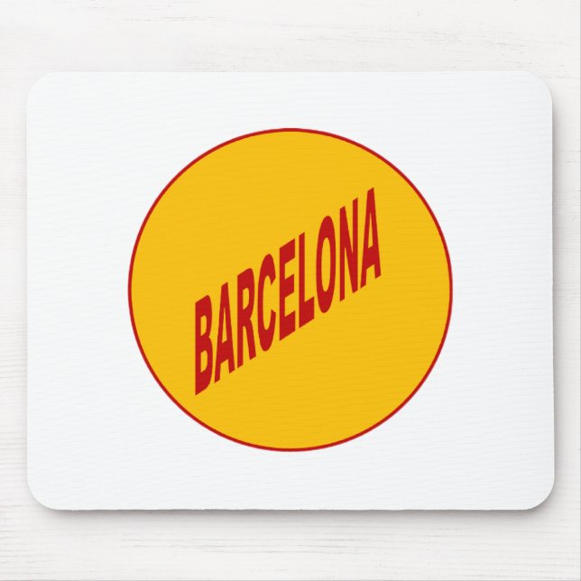 Mausmatte BARCELONA Mousepad (Vorne)