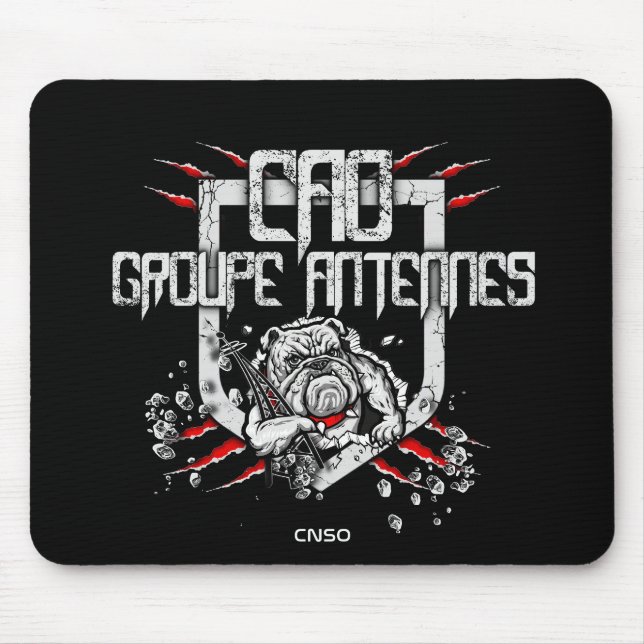 MAUSMATTE MIT ANTENNEN MOUSEPAD (Vorne)