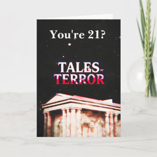 Mausoleum Geschichten des Terrors 21. Geburtstag Karte