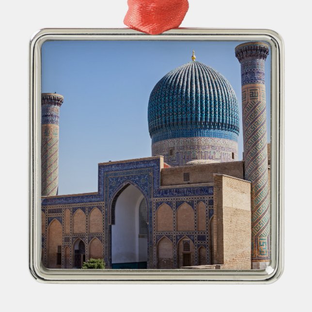 Mausoleum von Amir Timur - Samarkand, Usbekistan Ornament Aus Metall (Vorne)