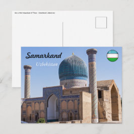 Mausoleum von Amir Timur - Samarkand, Usbekistan Postkarte