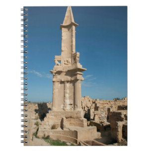 Mausoleum von Bes, Sabratha, Az Zawiyah Bezirk Notizblock