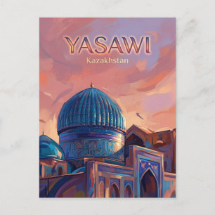 Mausoleum von Khoja Ahmed Yasawi Kasachstan Postkarte