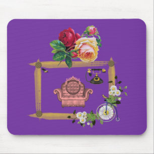 Mauspad Blumenmuster