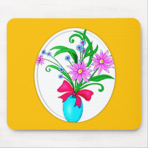 Mauspad Blumenmuster