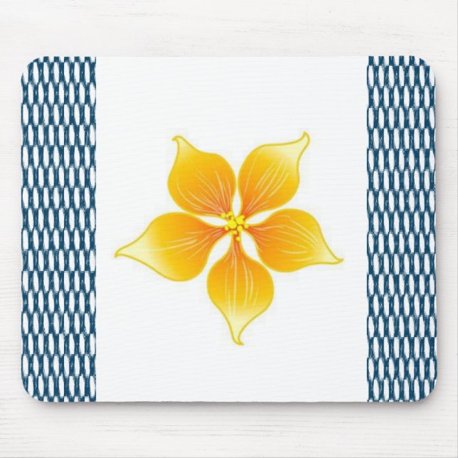 Mauspad Blumenmuster (Vorne)