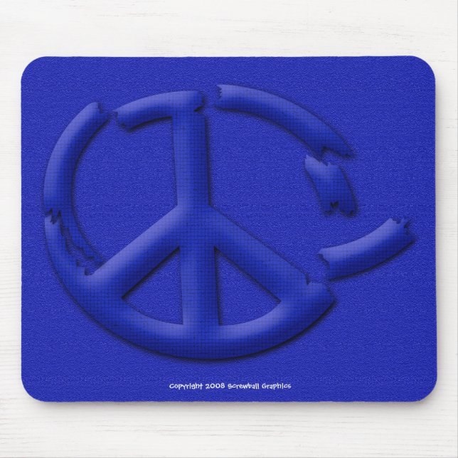 Mauspad Broken Peace (Vorne)