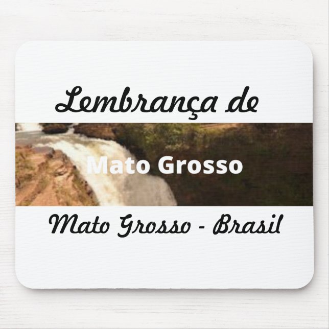 Mauspad Erinnerung an Mato Grosso (Vorne)