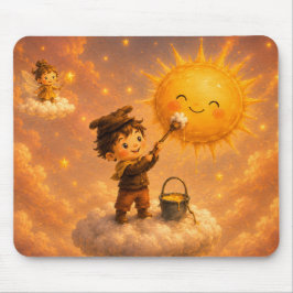 Mauspad Golden Clouds