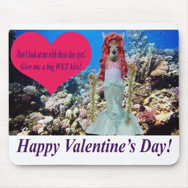 Mauspad. Herzlichen Glückwunsch Valentinstag. Mousepad (Vorne)