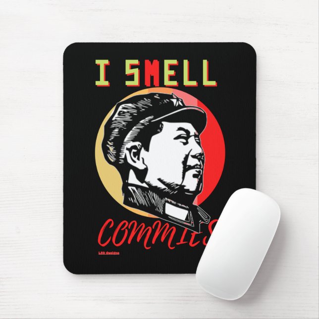 Mauspad "I SMELL COMMIES 2: MAO" (Mit Mouse)