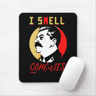 Mauspad "I SMELL COMMIES 3 STALIN"