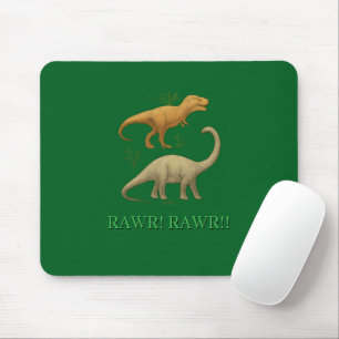 Mauspad - Ich liebe Dinosaurier Rawr Rawr