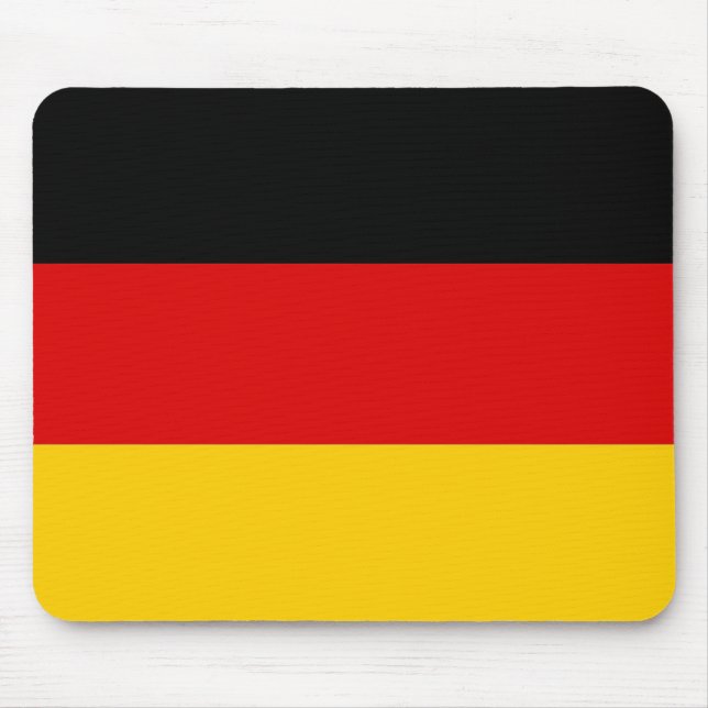 Mauspad mit der Flagge Deutschlands (Vorne)
