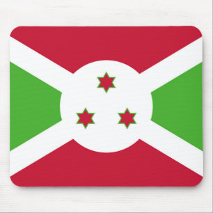 Mauspad mit Flagge Burundis