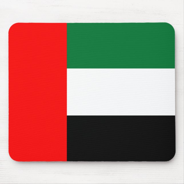 Mauspad mit Flagge der Vereinigten Arabischen Emir (Vorne)
