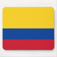 Mauspad mit Flagge Kolumbiens