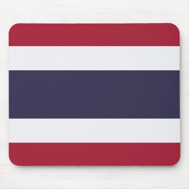 Mauspad mit Flagge Thailands (Vorne)