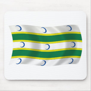 Mauspad mit Flagge Turkmenistans