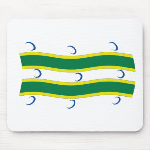 Mauspad mit Flagge Turkmenistans