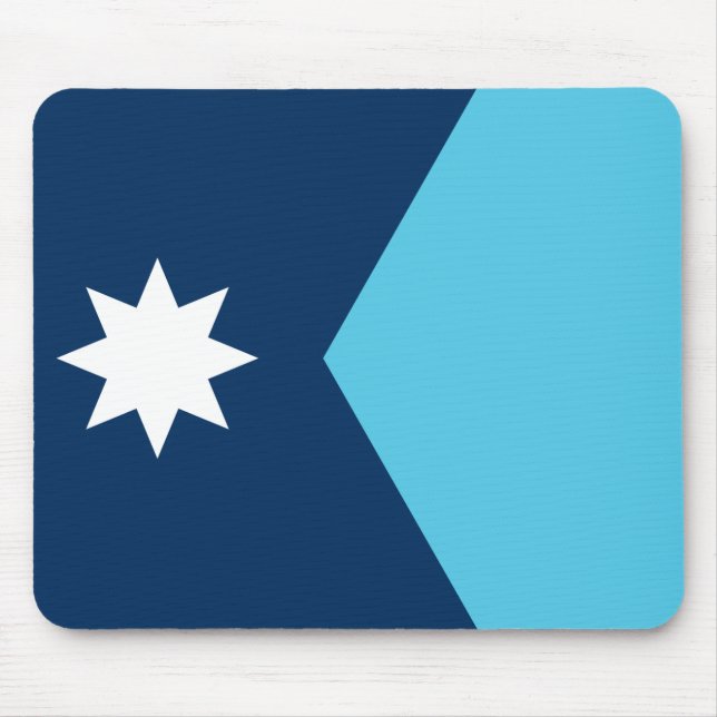Mauspad mit Flagge von Minnesota, USA (Vorne)