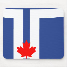 Mauspad mit Flagge von Toronto, Kanada