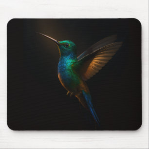 Mauspad mit fliegendem Kolibri