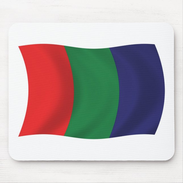 Mauspad mit Marsflagge (Vorne)