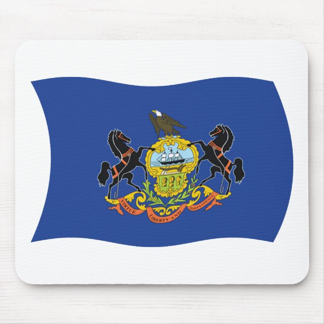 Mauspad mit Pennsylvania-Flagge (Vorne)