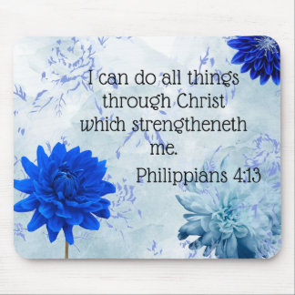 Mauspad mit Schrift. Philippinen 4:13