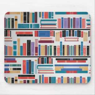 Mauspad - Modernes minimalistisches Buchmuster-Sch