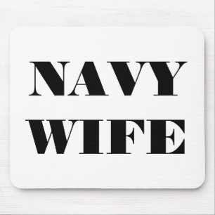 Mauspad Navy Ehefrau