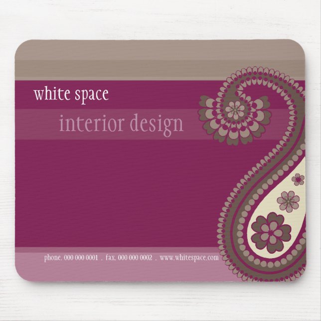 MAUSPAD: Paisley 3 Mousepad (Vorne)