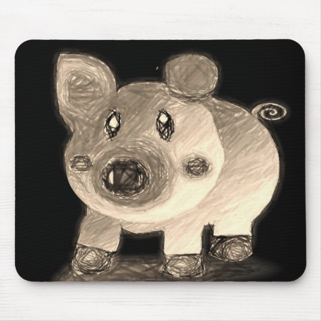 Mauspad-Schwein Mousepad (Vorne)