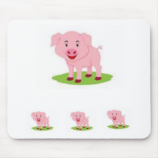 Mauspad-Schwein Mousepad (Vorne)