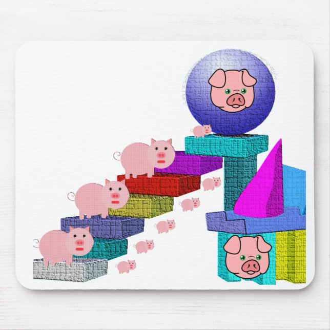 Mauspad-Schwein Mousepad (Vorne)