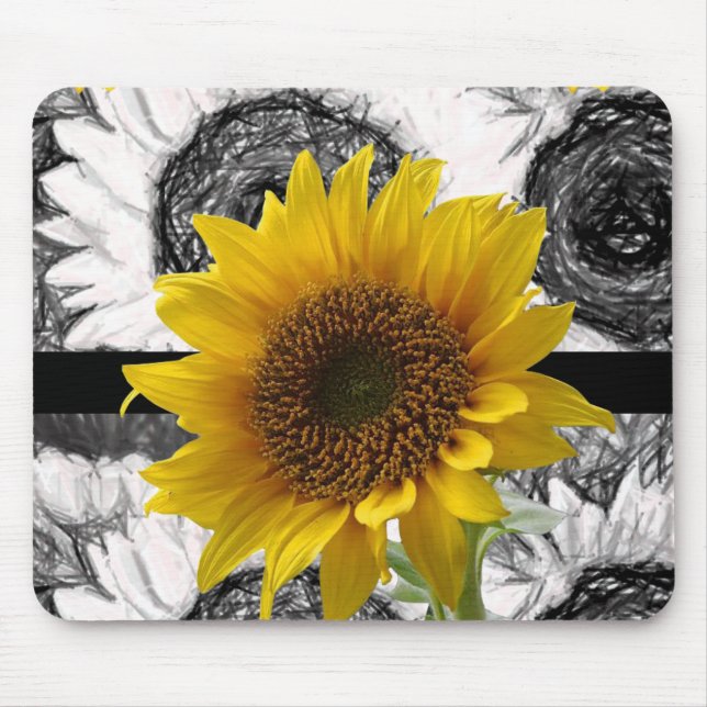 Mauspad Sonnenblume (Vorne)