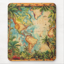 Mauspad-Vintage Atlas Collection Mauspad