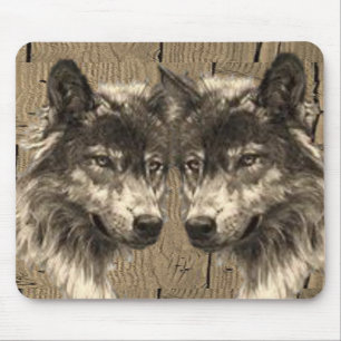 Mauspad Wolf