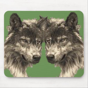 Mauspad Wolf