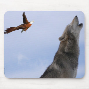 Mauspad Wolf