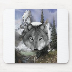 Mauspad Wolf