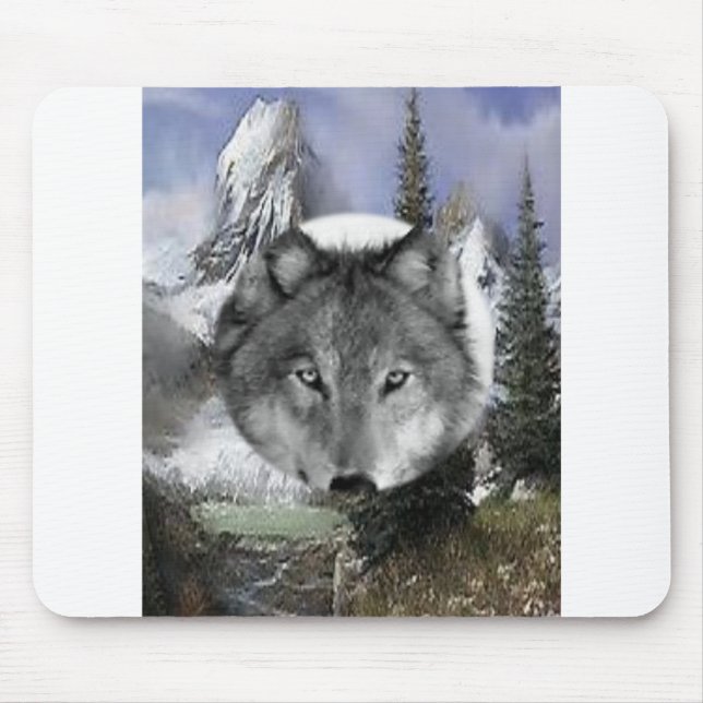 Mauspad Wolf (Vorne)
