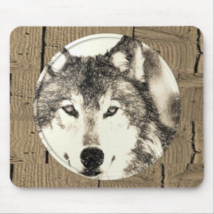 Mauspad Wolf