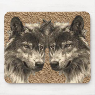 Mauspad Wolf