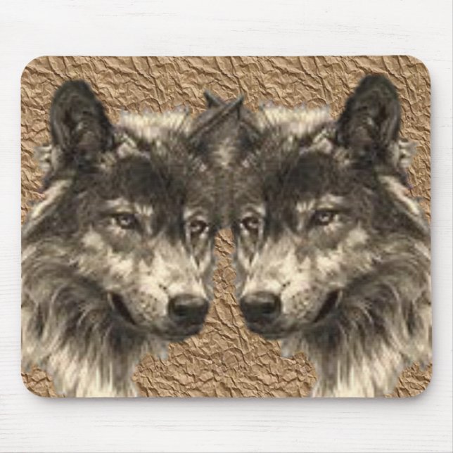 Mauspad Wolf (Vorne)