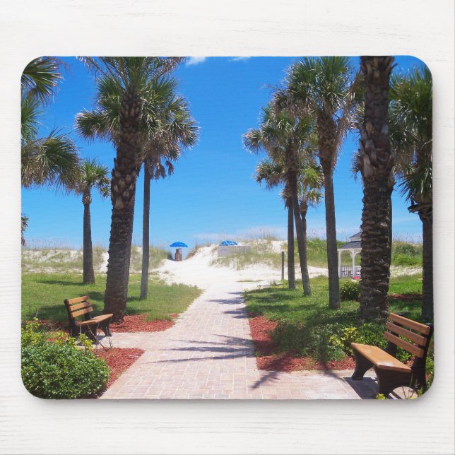 Mauspad - zum Strand (Vorne)