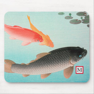 MAUSPADS JAPANISCHE KARTENSCHWIMMDRUCK