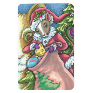 MAUSSANTA BRINGT GUTE KATZCHENCHRISTMAS, Niedlich Magnet