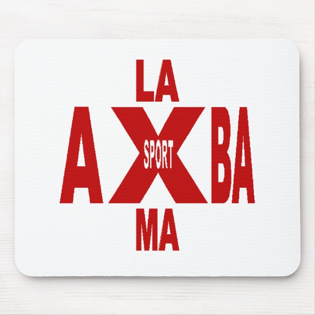 Mausteppich DESIGN ALABAMA SPORT Mousepad (Vorne)